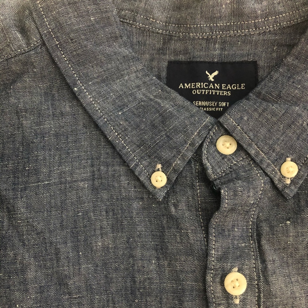 American Eagle long-sleeve button-up shirt